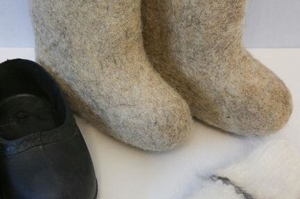 Детские валенки ручной работы