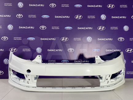 Бампер Передний Volkswagen Polo 2015 Белый