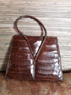 Сумка винтаж из кожи ящерицы. Америка 50-е г.г