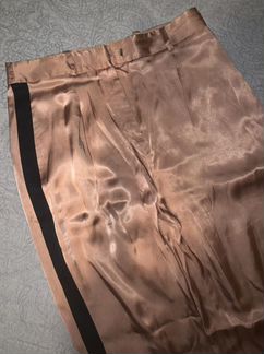 Шелковые/сатиновые Брюки/штаны Zara