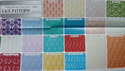 Перфокарты для вязальных машин