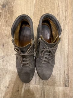 Ботинки ботильоны Uterque замша 38