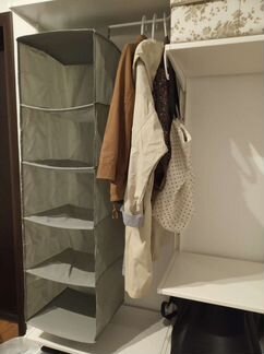 Подвесной модуль Скубб Икеа серый