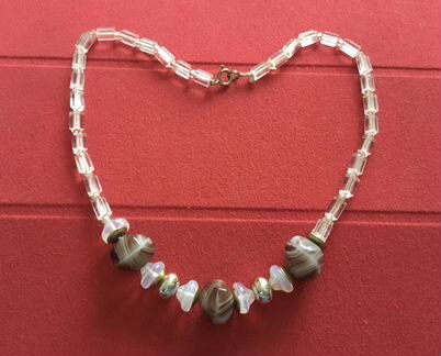 Бусы чешское стекло. Винтаж