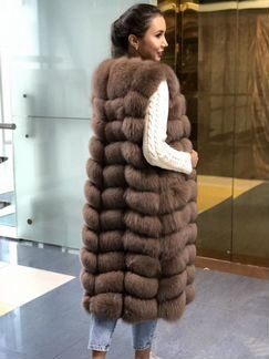 Жилетка из песца