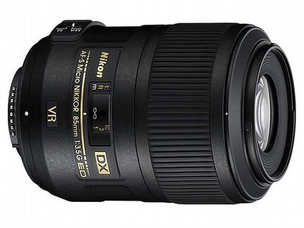 Объектив Nikon 85mm f/3.5G ED VR DX AF-S Micro