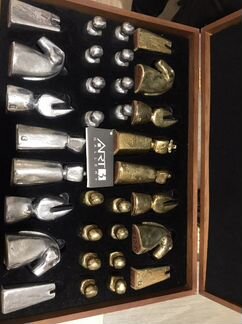 Эксклюзивные шахматы ручная работа латунь