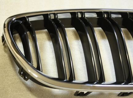 Ноздри решетки BMW F10 F11 10-15 двойные с хром ра