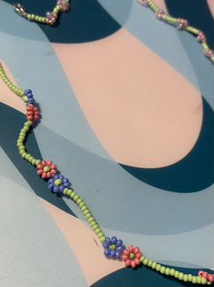 Ожерелье Чокер из бисера