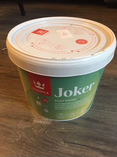 Краска бежевая tikkurila шаль Y467 joker 2,7 л
