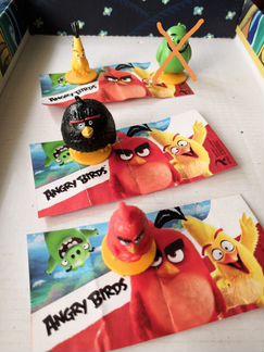 Angry birds киндер сюрприз
