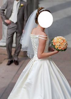Свадебное платье + диадема
