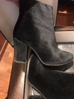 Ботильоны бархатные 37 р