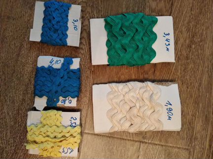 Тесьма разная остатки