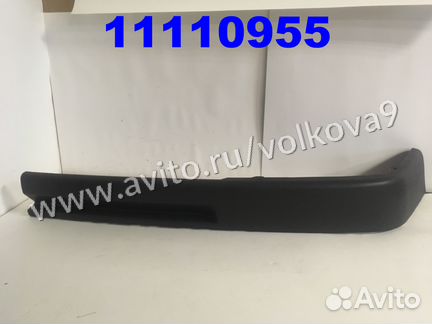 Спойлер переднего бампера правый VW Golf 3 GTI