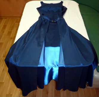 Платье вечернее 2 в 1 (съемная юбка в пол) 46 р-р