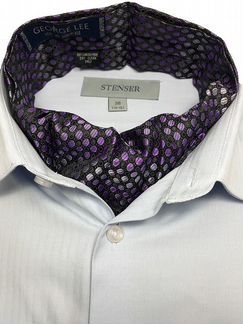 Новый аскот-мужской шейный платок сиреневого цвета