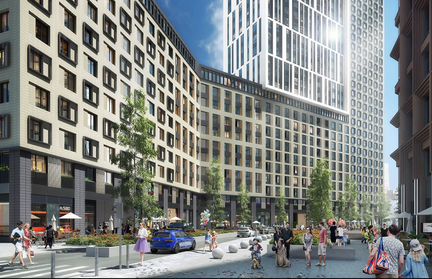 2-к квартира, 71.1 м², 3/34 эт.