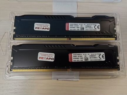 Память 16Gb DDR4 2400MHz Kingston HyperX Fury