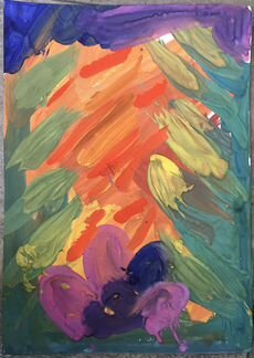 Картины маленького художника гуашь А3