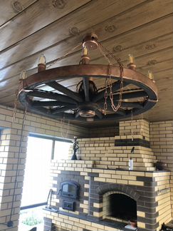 Люстра ручной работы