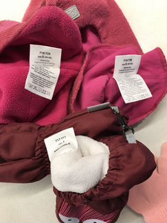 Шапка, варежки lassie