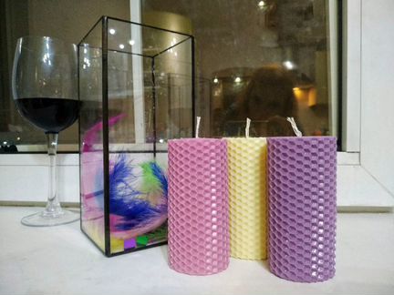 Ароматные свечи из вощины