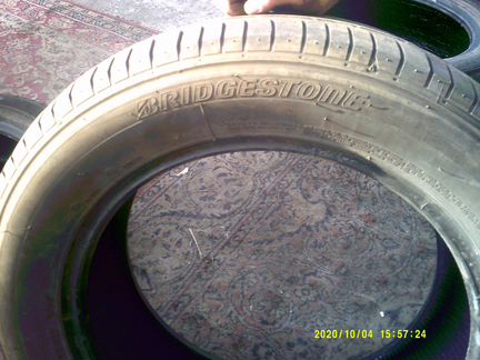 235х55х17 - 2 шины bridgestone potenza S 001 лето