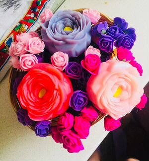 Цветы. Подарки. Мыло ручной работы. Букеты из мыла