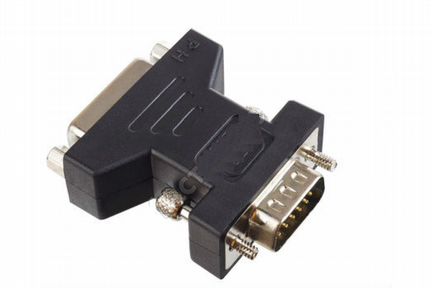 Переходник perfeo VGA svga вилка - DVI-A розетка A