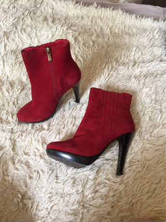 Ботильоны женские замша