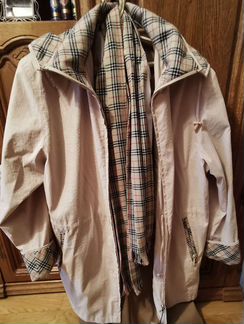 Плащ с шарфом