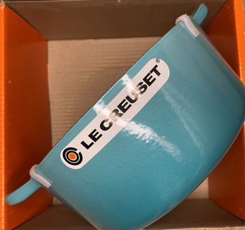 Le Creuset 24 см, бирюзовая