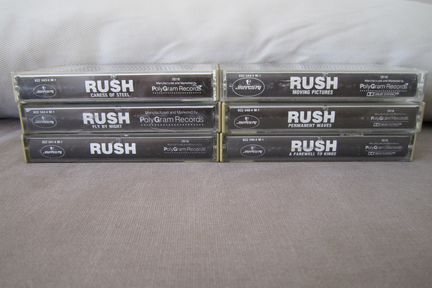 Rush-6 аудиокассет.раритет.Made in USA