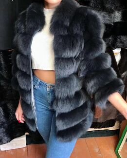 Шуба из песца