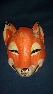 Старинные карнавальные новогод.Маски 60-е гг