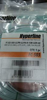 Оптический патчкорд HyperLine LC-SC, 5/10/15 метро