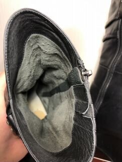 Сапоги женские кожаные