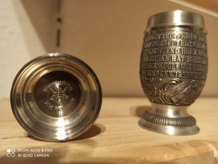 Рюмки из олова Германия