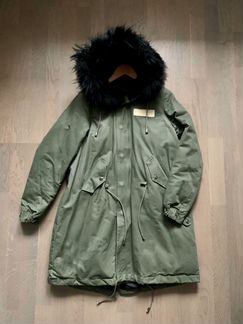 Куртка зимняя парка с натуральным мехом