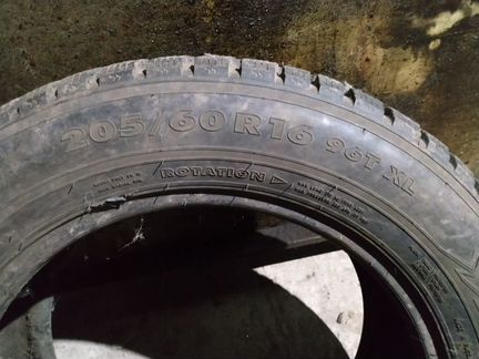 Зимняя резина 205 60 R16 nokian hakkapeliitta 7
