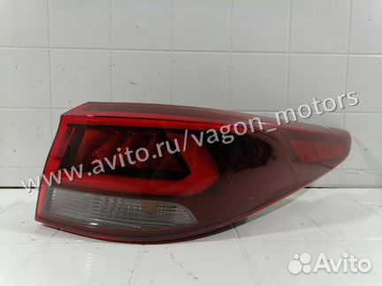Фонарь внешний LED задний правый Kia Rio 4 седан