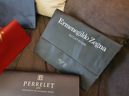 Ориг. пакеты E Zegna, Perrelet, Cartier
