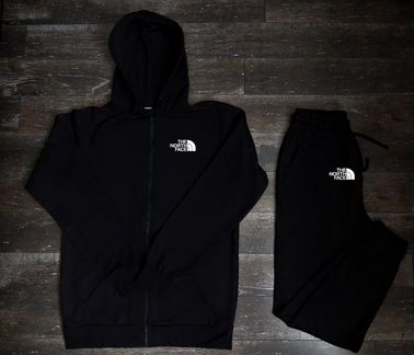 Спортивный костюм north face на молнии унисекс