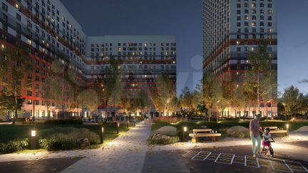 1-к квартира, 36.1 м², 24/33 эт.