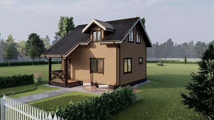 Готовые проекты каркасных домов