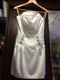 Атласное платье