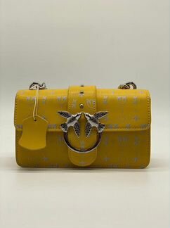Новая женская сумка клатч Pinko жёлтая