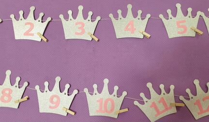 Гирлянда на день рождения, декор праздника