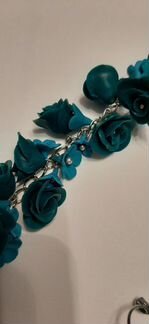 Комплект браслет и серьги